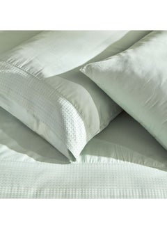 Buy Eternity Cotton Percale 325 Thread Count 3-Piece King Duvet Cover Set - 230x220 cm in Saudi Arabia