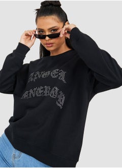 Buy Crew Neck Oversized Sweatshirt in Saudi Arabia