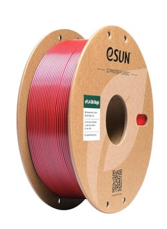 Buy eSUN Silk Dual-Color PLA Filament 1.75mm, Co-Extrusion Silk Magic PLA 3D Printing Filament, Gradient Changing 1KG Spool (2.2 LBS) for 3D Printers, Silk Black Red in UAE