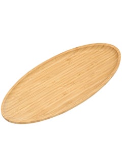 Buy BAMBOO OVAL SERVING DISH L:27*W:12 CM in Saudi Arabia