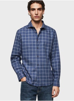 Buy Checked Slim Fit Shirt in Saudi Arabia