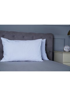 Buy Coral Fleece Waterproof Pillow Protector 50x75Cm White in UAE