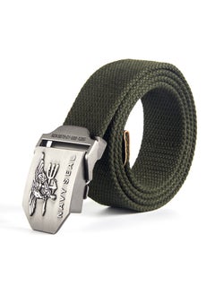 اشتري NAVY SEAL Canvas Military Belt for MenArmy Green Army Green في السعودية