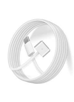 Buy USB-C to Mag Safe 3 Cable 6.6ft/2M (White ) in UAE