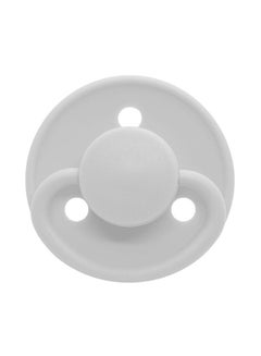Buy 2-Pieces Round Pacifier Silicone 6M - Snowberry in UAE