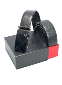 Buy Classic Milano Genuine Leather Belt Autolock ALTHQ-3705-2 (Black) by Milano Leather in UAE
