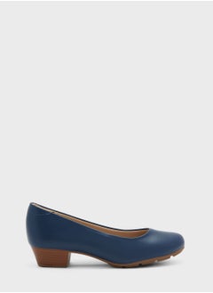 Buy Close  Toe Low Heel Pumps in UAE