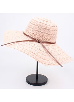 Buy New Fashion Big Eaf Bow Hollow Fisherman Hat in UAE