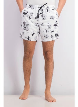 اشتري Men Orchid Series Medium Board Short, White في السعودية