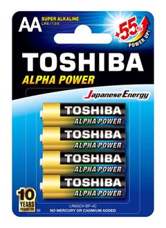 Buy Alpha Power LR6 Battery 4 Pieces in UAE