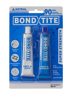 اشتري Astral Bondtite Super Strength 90-min Standard Epoxy Adhesive 34 ml في الامارات