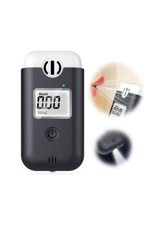 اشتري Portable Alcohol Tester Alcohol Breathalyzer, Digital Led Display Quick Response, Professional Accurate Detection Breath Analyzer Detector for Family, Personal, Driver في السعودية