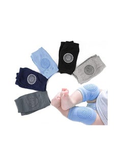 Buy Baby Knee Pads Unisex Anti-slip Crawling Knee Pads Set, Knee Protectors for Baby, Safe Crawling Kneepads for Baby Girls Boys, Toddler, Newborn Gift, 5 Pairs in UAE