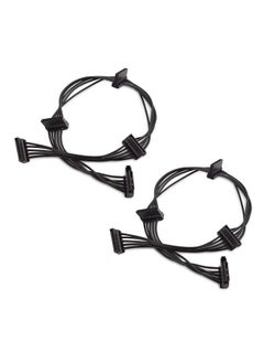 اشتري 2-Pack 15 Pin SATA to 4 SATA Power Splitter Cable في السعودية