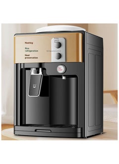 Buy Desktop household hot and cold top loading water dispenser Hot water, cold water, ordinary water, compressor cooling, stainless steel tank, low noise, overflow prevention in UAE