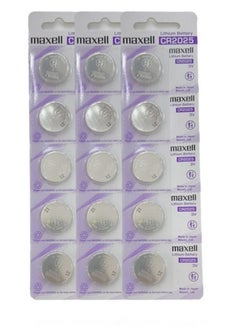 Buy 15 Pieces CR2025 Lithium Coin Cell Battery 3V in UAE