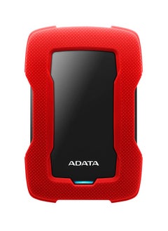 اشتري ADATA HD330 2TB USB 3.0, High-speed Shock-absorbing External Hard Drive, Extra Slim Portable Waterproof Mobile Hard Drive, (2TB Red) في السعودية