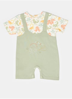 اشتري Dino cotton playsuit Baby uisex في مصر