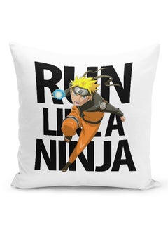 Buy Naruto Throw Pillow Naruto Couch Cushion Shippuden Accent Pillow Run Like a Ninja Manga Fan Gift-Ninja Training in UAE