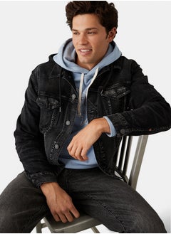 Buy AE Hooded Denim Trucker Jacket in Egypt