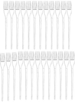 Buy Sylla plastic forks, 25 count - clear in Egypt