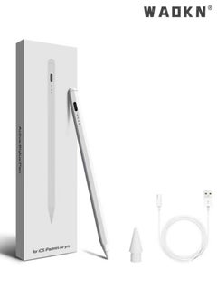 اشتري Stylus pen for iPad with palm rejection function, active pencil compatible (2018-2022) Apple iPad Pro,iPad 10/9/8/7/6th generation, iPad Air 5/4/3 Generation, iPad Mini 6/fifth generation في السعودية