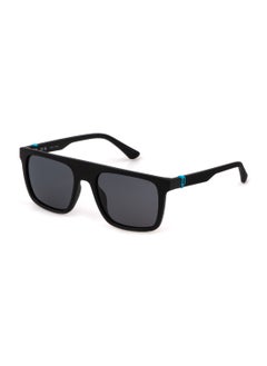 Buy Men's Square Shape Polarized  Sunglasses SPLF61M55U28F - Lens Size: 55 Mm - Matt Black in Saudi Arabia