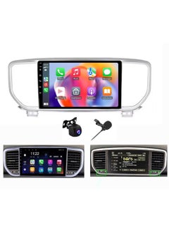 Buy Android Car Stereo For Kia Sportage 2018 2019 2020 2021 2022 With Apple Carplay Android Auto Wireless WiFi DSP FM&AM BT AHD Camera Included Fast Interface  2GB 32GB 4Core in UAE