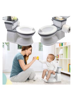 Buy Toilet Training Seat,Potty Training Seat,Potty for Kids,Realistic Toilet Training Toilet,Children's Toilet with Flushing Sound&Brush&Cleaning Bags for Toddlers,Babies,Boys and Girls,Easy to Empty and Clean in UAE