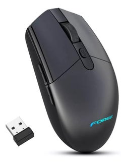 Buy FV-G304 Wireless Mouse – 2.4G Wireless office business – 6 Buttons – energy-saving – 3200DPI  –  Effective Distance 10m – 1x AA Battery included – ON/ OFF Button  | Black in Egypt