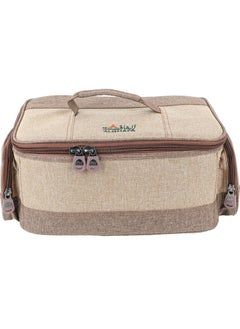 Buy ALGHAFA, Ezbat Hatta bag for trips, Kashtat bag, camping bag, medium size, wooden, size 17*25*35 cm in UAE