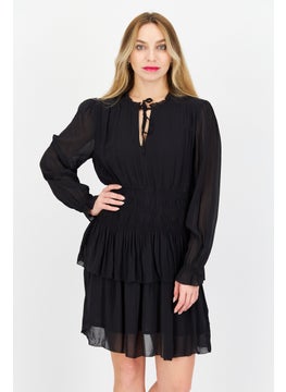 اشتري Women Palin Casual Mini Dress, Black في الامارات