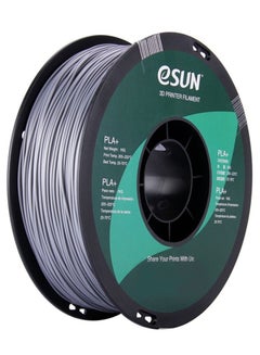 Buy Esun Pla+ 2.85mm Silver 3D Printer Filament Crack Resistant Smooth Finish 1kg Spool in UAE