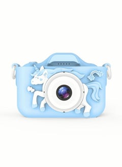 Buy Children's digital camera Unicorn camera X5S blue camera in Saudi Arabia