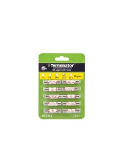 Buy Ceramic Fuse 13A 10 Pieces in UAE