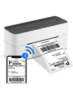Buy Bluetooth Thermal Label Printer for Shipping Packages Wireless Shipping Label Printer for Small Business Bluetooth Label Printer for Phone iPAD and computer in UAE