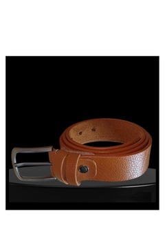 Buy Men's Leather Belt  Elegant Design that Adds a Touch of Elegance to your Look - 145CM in Egypt