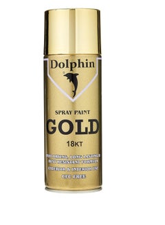 Buy Dolphin Spray Paint 280G (18K Gold) in UAE