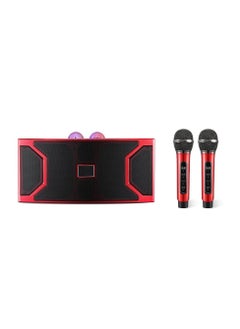 اشتري YS211 Outdoor Wireless Portable Karaoke Speaker Support Microphone bt usb tf Card aux fm في الامارات