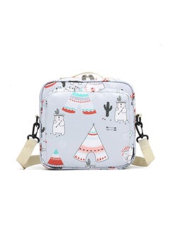 اشتري Baby diaper storage bag portable diaper bag large diaper bag one shoulder mummy bag diaper bag. في الامارات