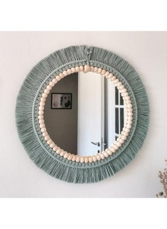 Buy Large Macrame Mirror , Macrame Wall Hanging Mirror , Bedroom Decor Gift , Boho Mirror, Living Room Décor in Egypt