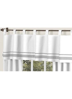 اشتري White And Gray HotelModern Window Valance في الامارات