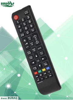 Buy Universal Wireless TV Remote Control Smart Controller Replacement for Samsung HDTV LED Smart Digital TV, Black in UAE