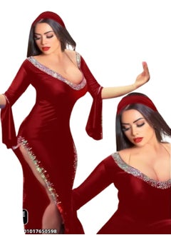 اشتري Oriental Dance Kaftan With Side Slit and Embellished Edgas في مصر