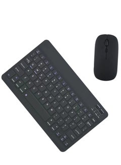 اشتري Wireless Keyboard Ultra Thin Portable Keyboard For Laptop PC Notebook Tablet Phone في السعودية