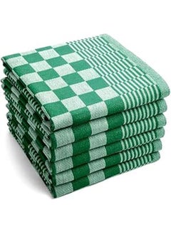 Buy Multi-Purpose Towel Set Of 3 Pcs 100% Cotton 50x70  cm-Green in Egypt