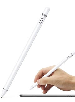 Buy Capacitive Digital Stylus Pencil For iPad Pro 11 White in UAE