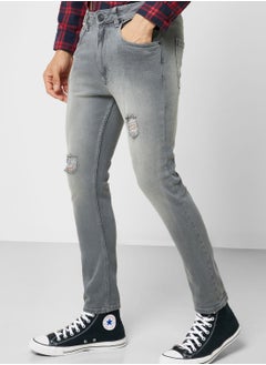 Buy Skinny Fit Washed Jean in UAE