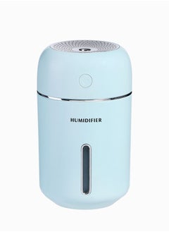 اشتري Mini Portable Air Humidifier with Atmosphere Light 280ml GXZ-J630 Blue في الامارات