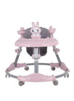 Buy Lightweight Collapsible Comfortable Baby Walker  Anti-Rollover Adjustable Seat Pad in UAE